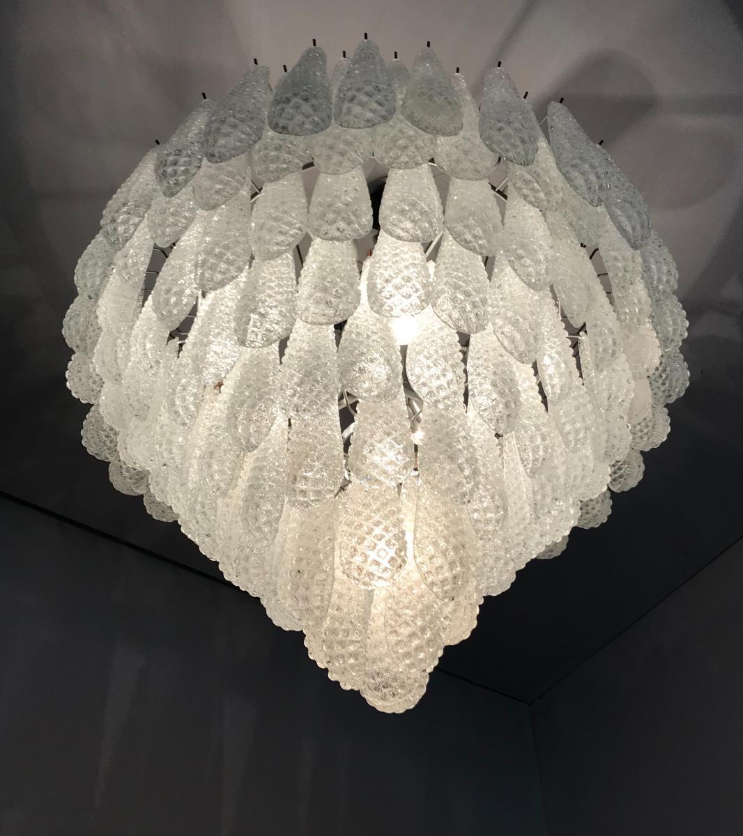 Murano Glass Chandelier In Good Condition In Brussels, BE