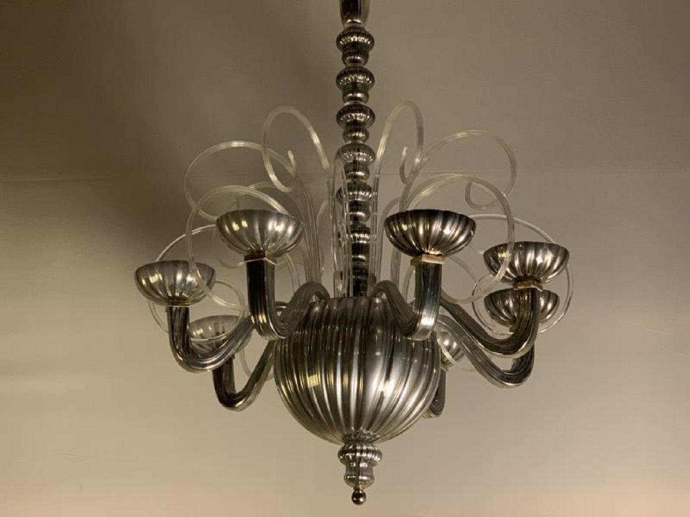 Murano Glass Chandelier In Good Condition For Sale In Brussels, BE