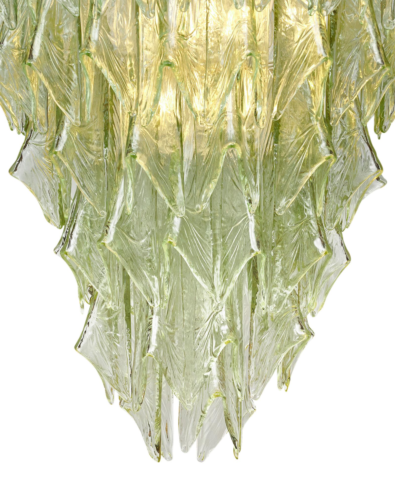 Italiano Lampadario in vetro di Murano in vendita