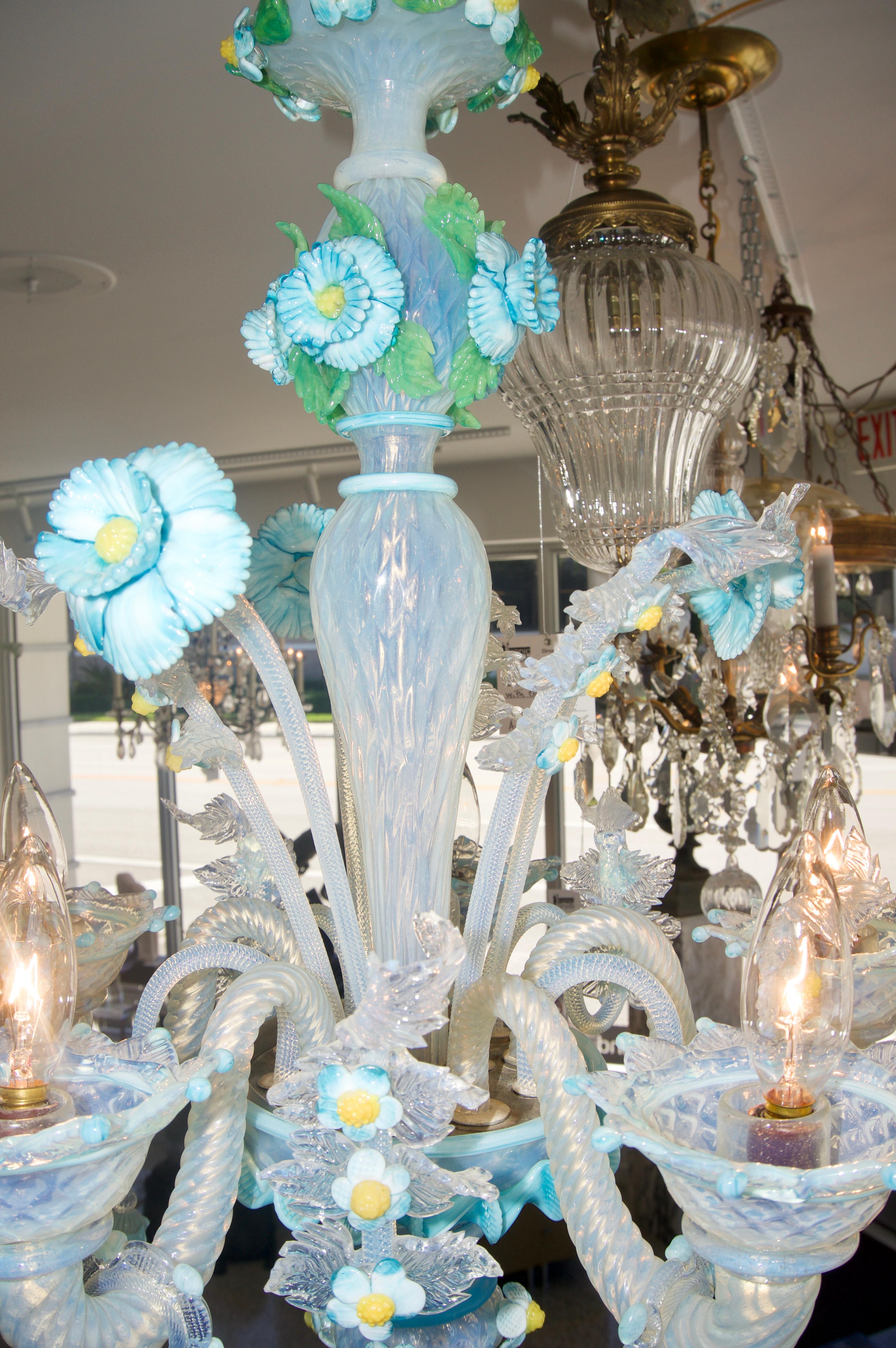 Italiano Lampadario in vetro di Murano in vendita