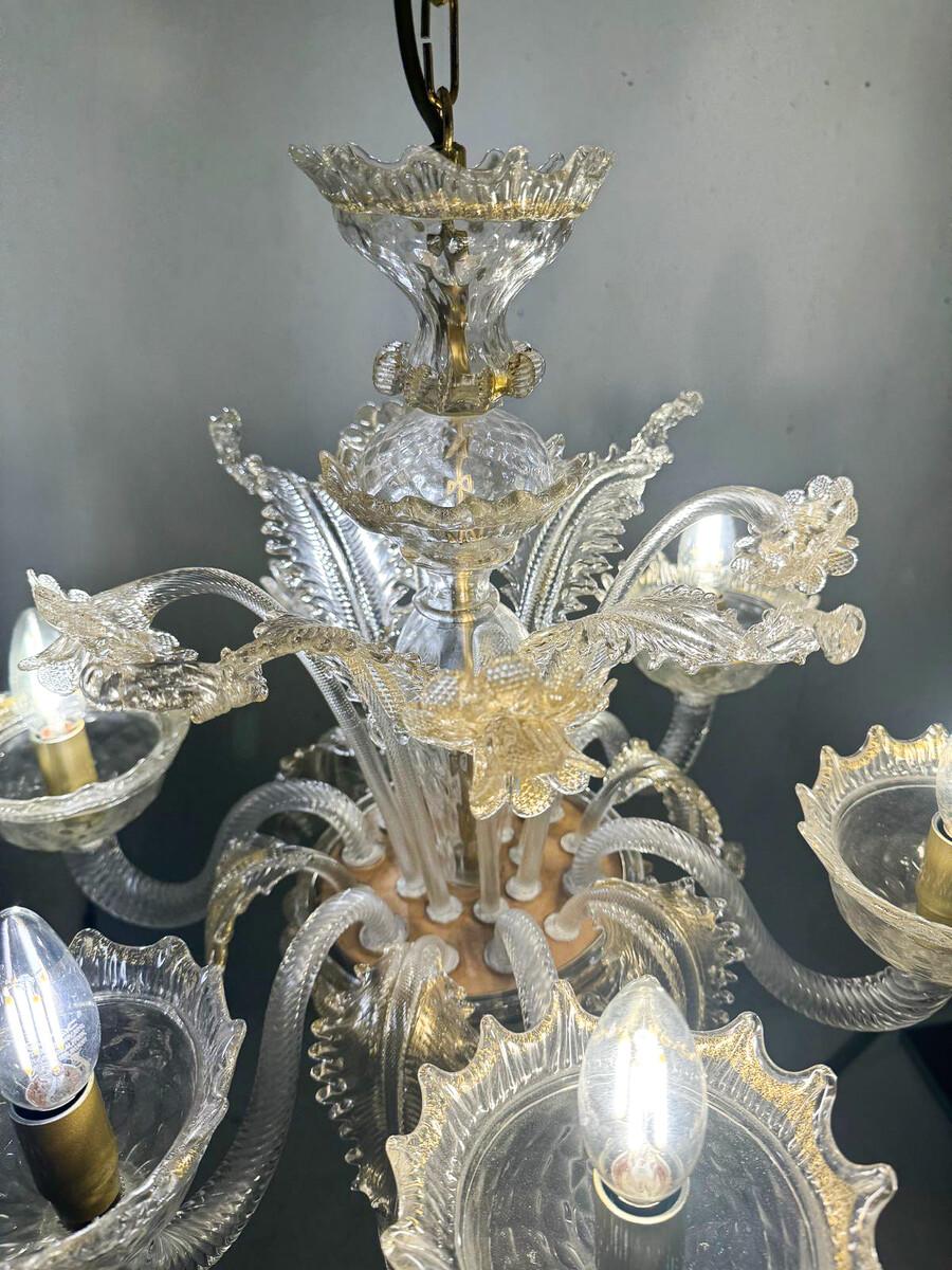 Lampadario in vetro di Murano in vendita 2