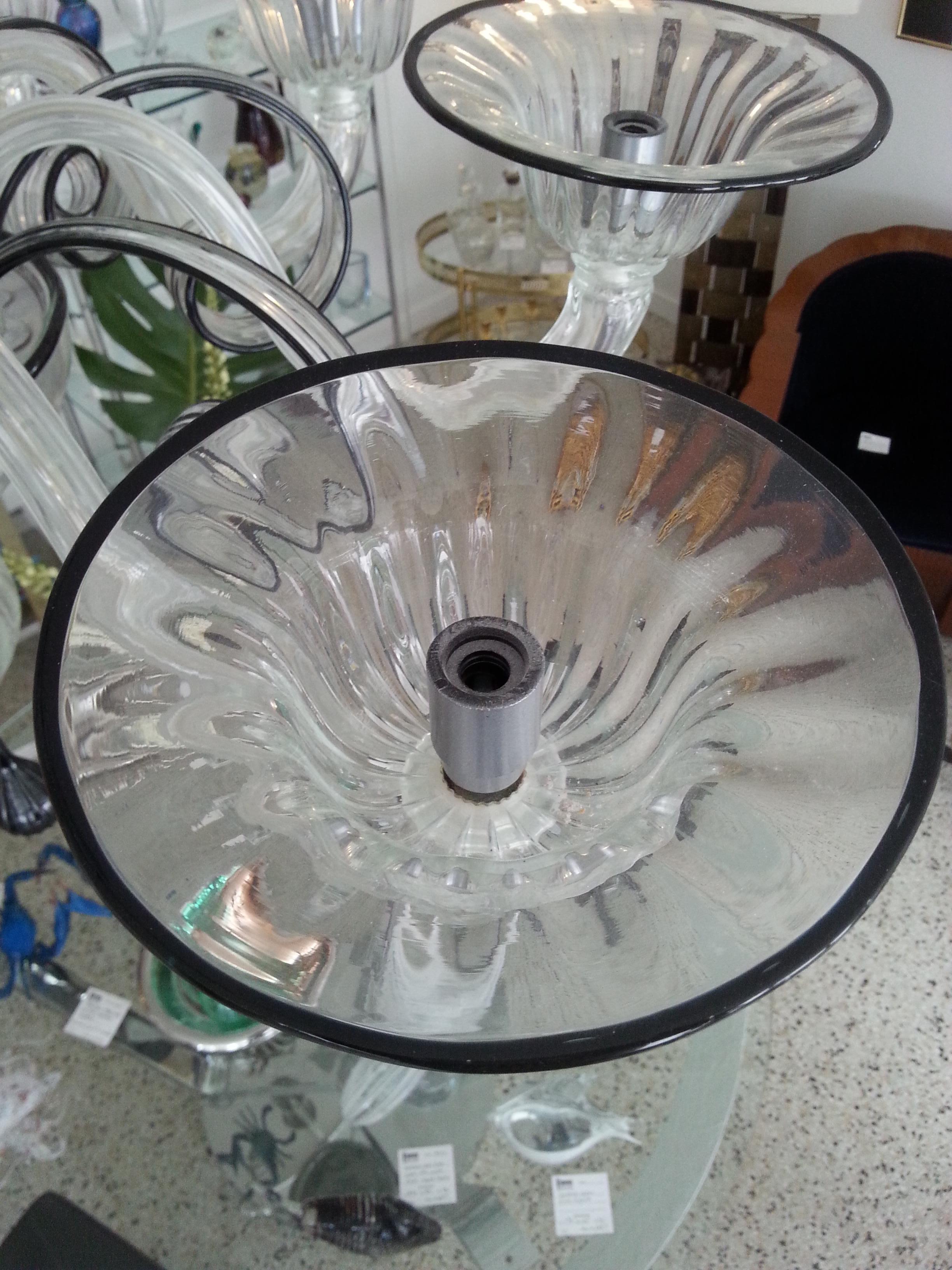 Murano Glass Chandelier For Sale 1