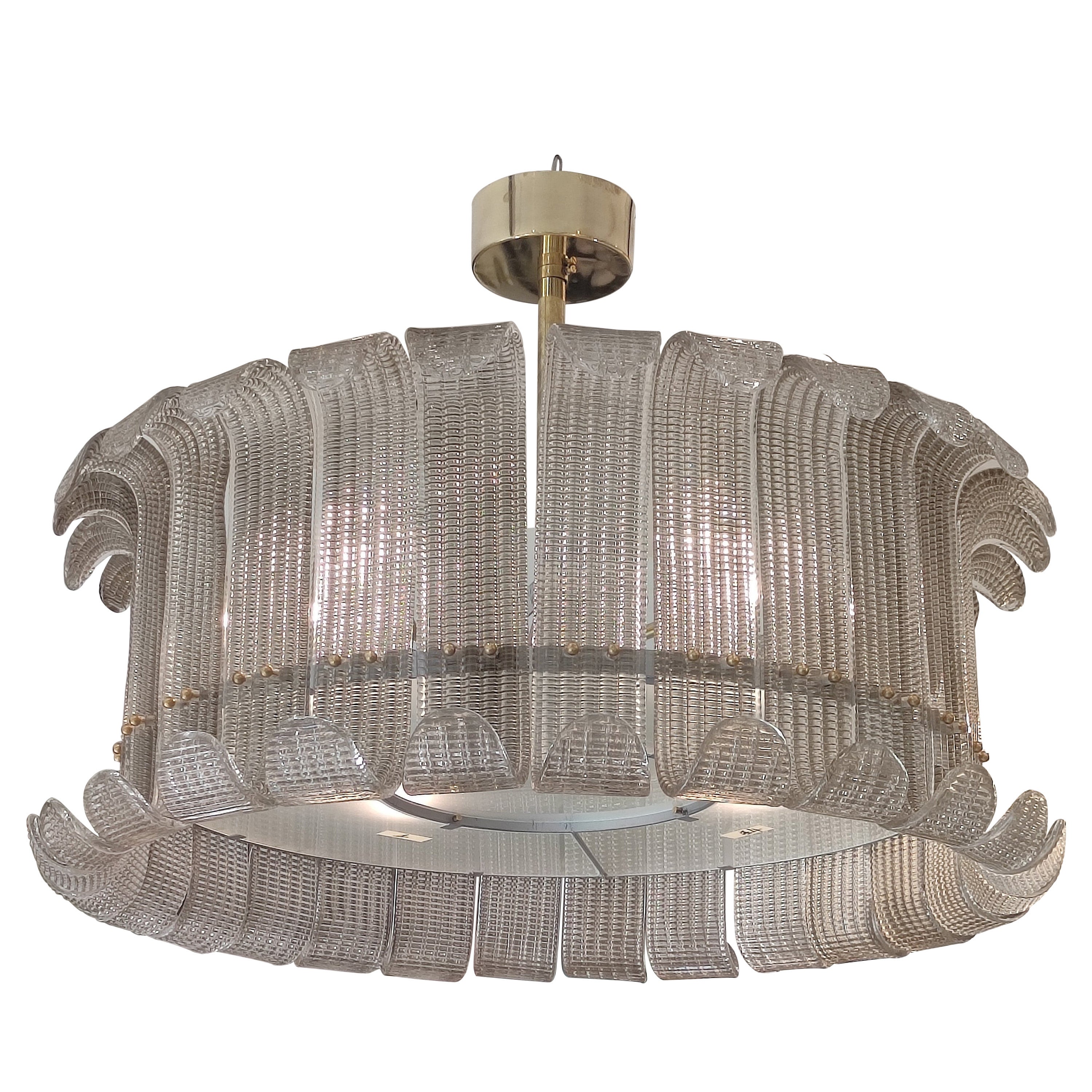 Lampadario in vetro di Murano