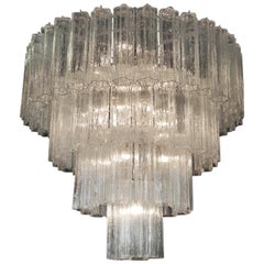 Murano Glass Chandelier in the of Style Toni Zuccheri for Venini