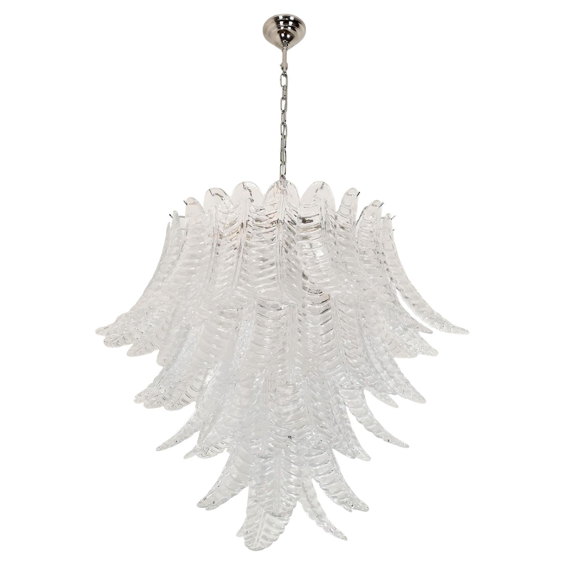 Murano glass Chandelier, Italy 1970s