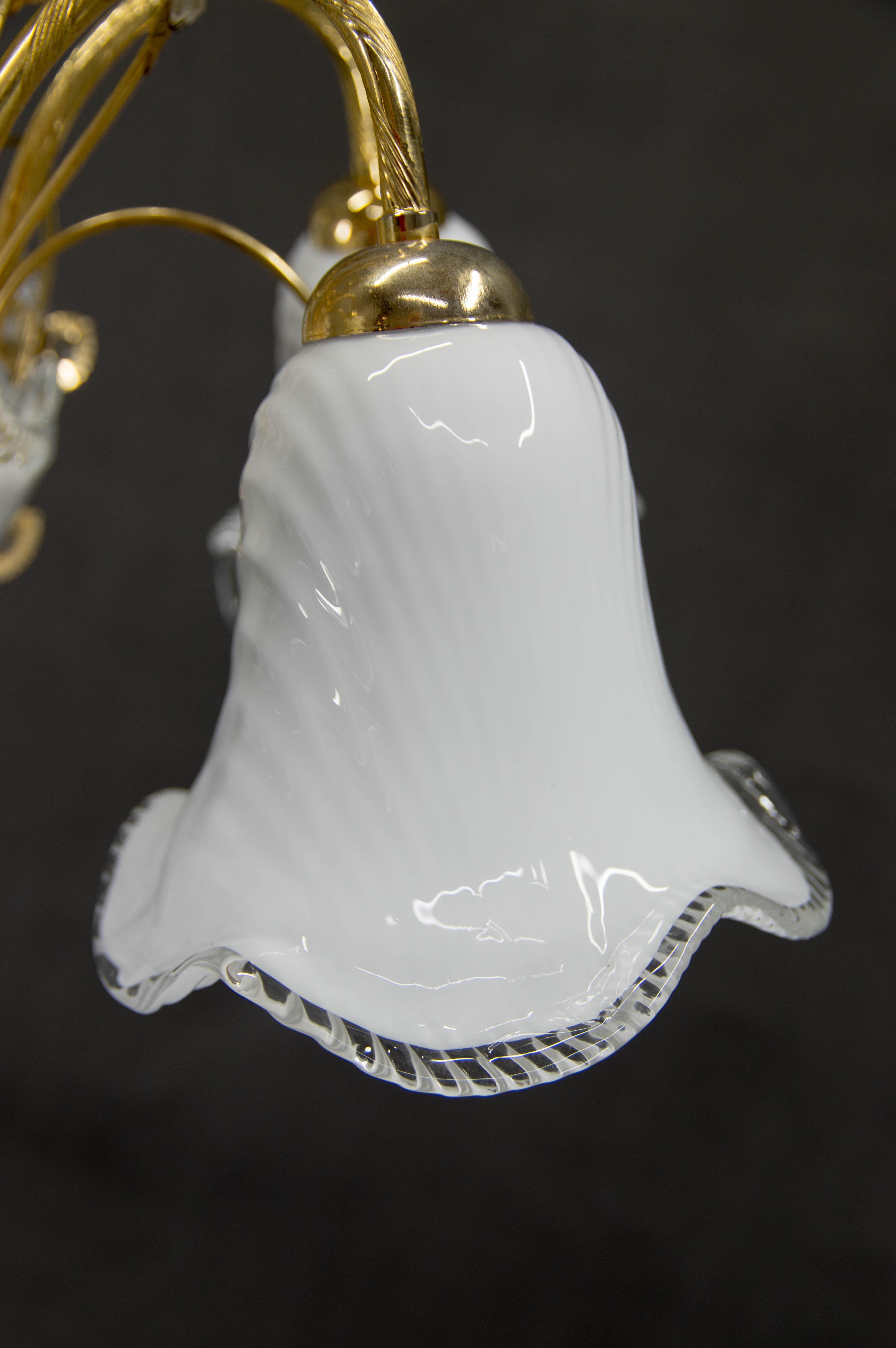 Lustre en verre de Murano, Italie, années 1990 en vente 3