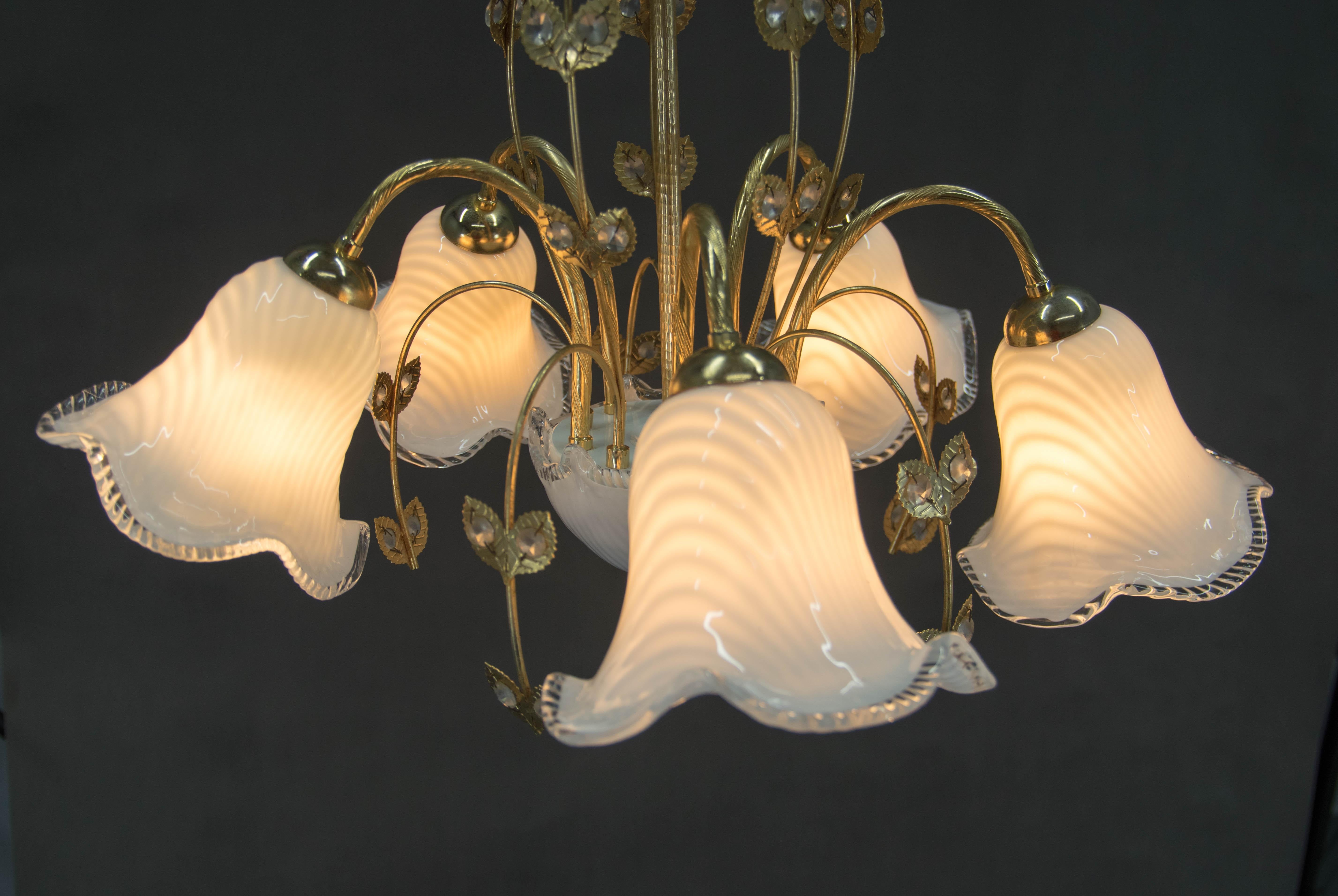 italien Lustre en verre de Murano, Italie, années 1990 en vente