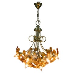 Murano Glass Chandelier, Italy, 1990s