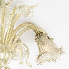 Lustre en verre de Murano, Italie, vers 1940.