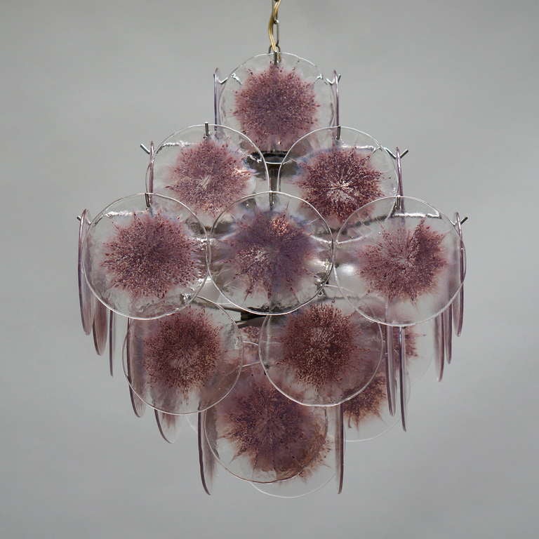 Italian Murano Glass Chandelier, Italy In Good Condition For Sale In Antwerp, BE
