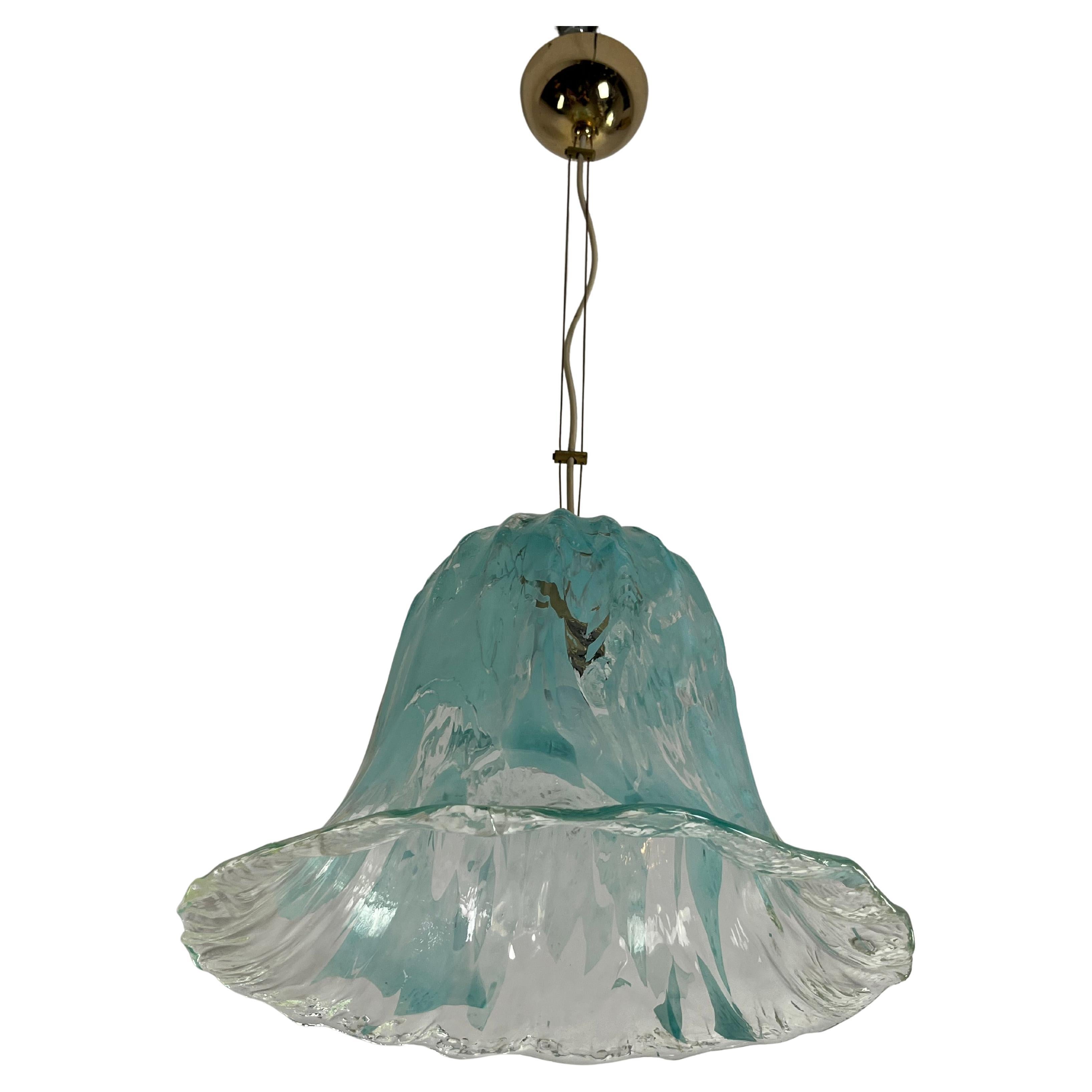 Lampadario in vetro di Murano La Murrina, anni '70