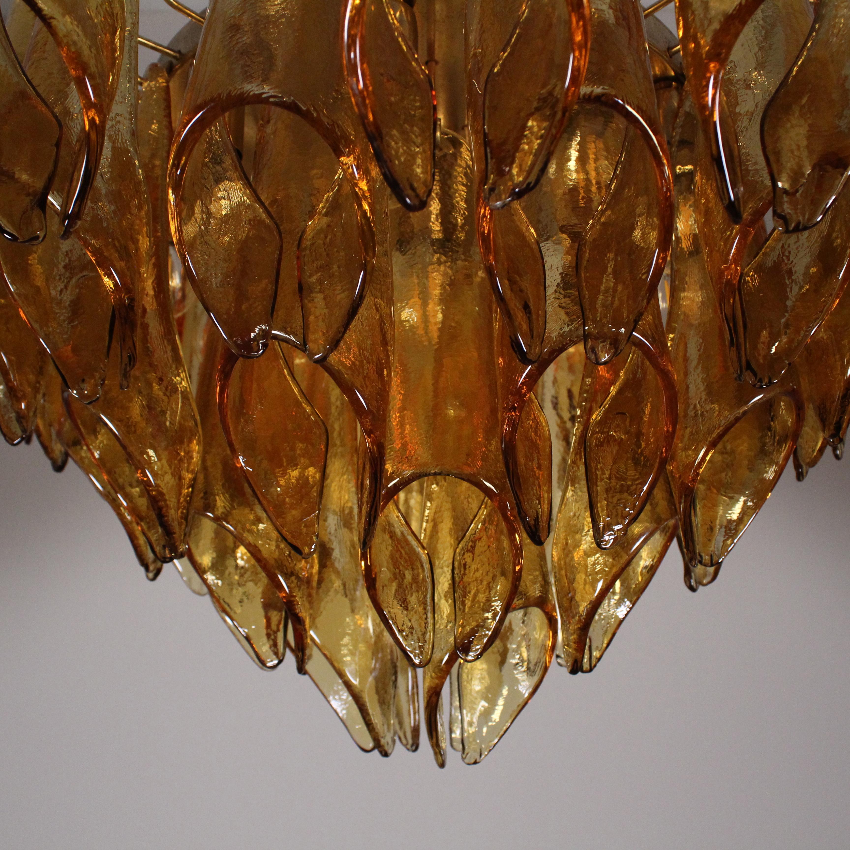 Murano glass chandelier, La Murrina, circa 1970 For Sale 3