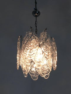 Murano Glass Chandelier "Ragnatela" Chandelier by Mazzega, Italy, 1960s-1970s