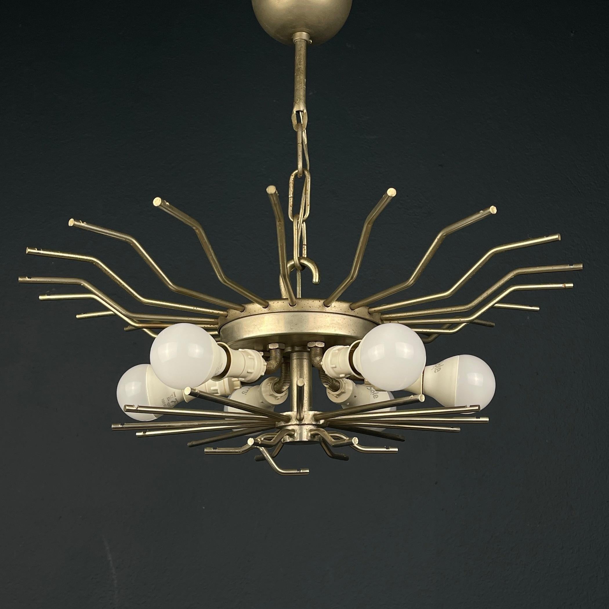 Murano glass chandelier Tronchi by Toni Zuccheri for Venini Italy 1960s For Sale 3