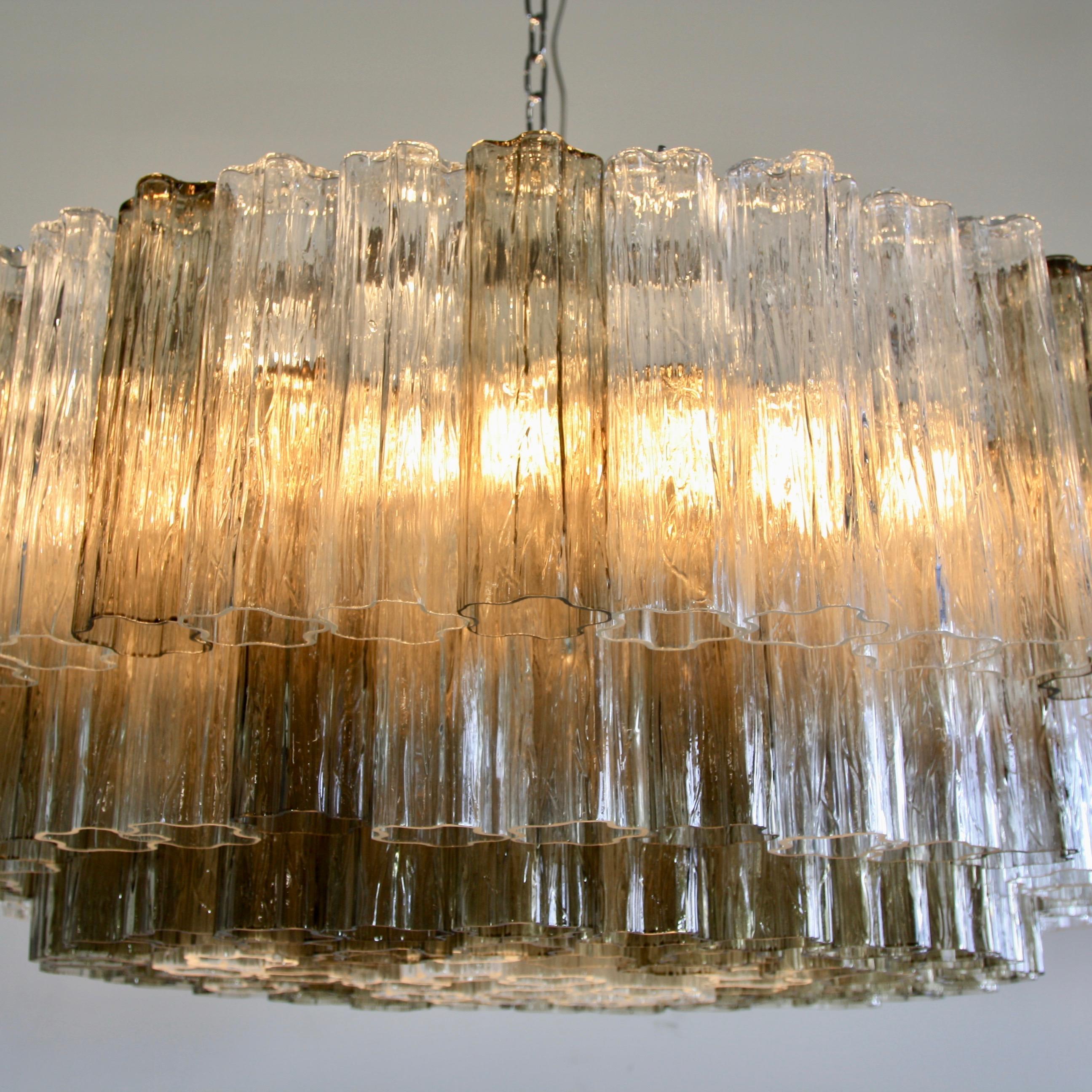 Modern Murano Glass Chandelier 'Tronchi', Italy