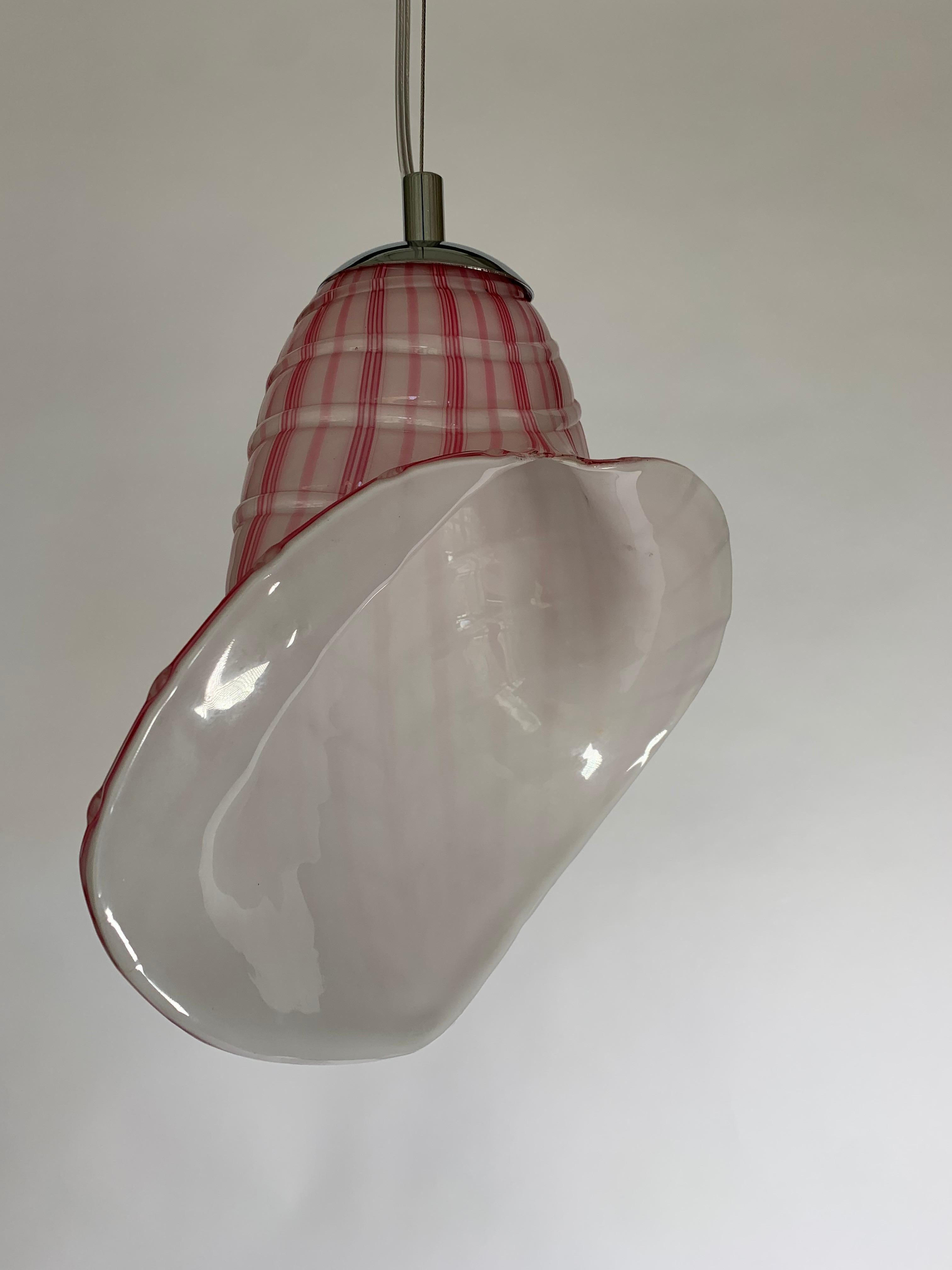 Late 20th Century Murano Glass Chandeliers Samarcanda Model by Lino Tagliapietra F3 International For Sale