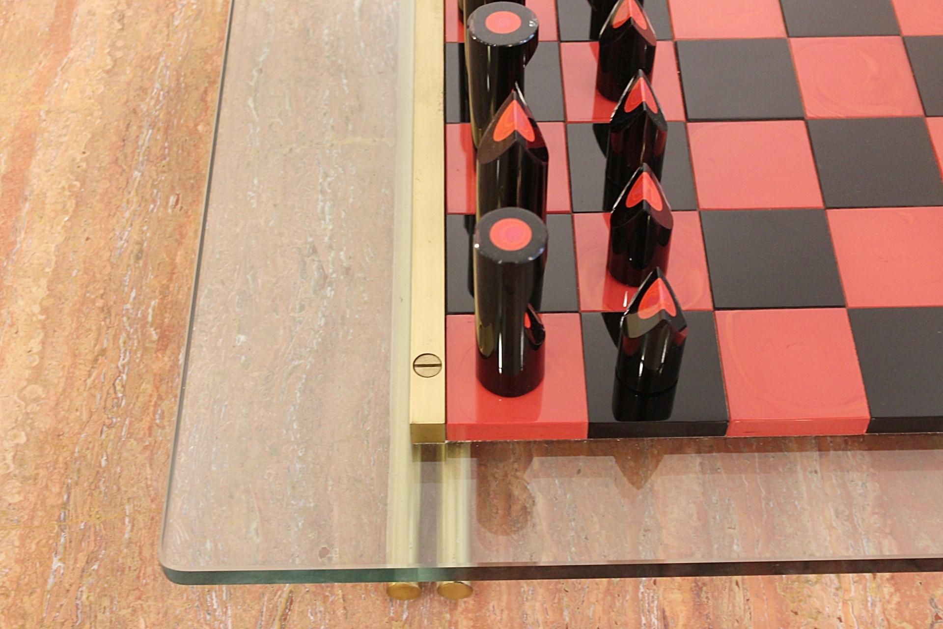 Late 20th Century Murano Glass Chess Game by Mario Ticco for VeArt, Italy, 1983