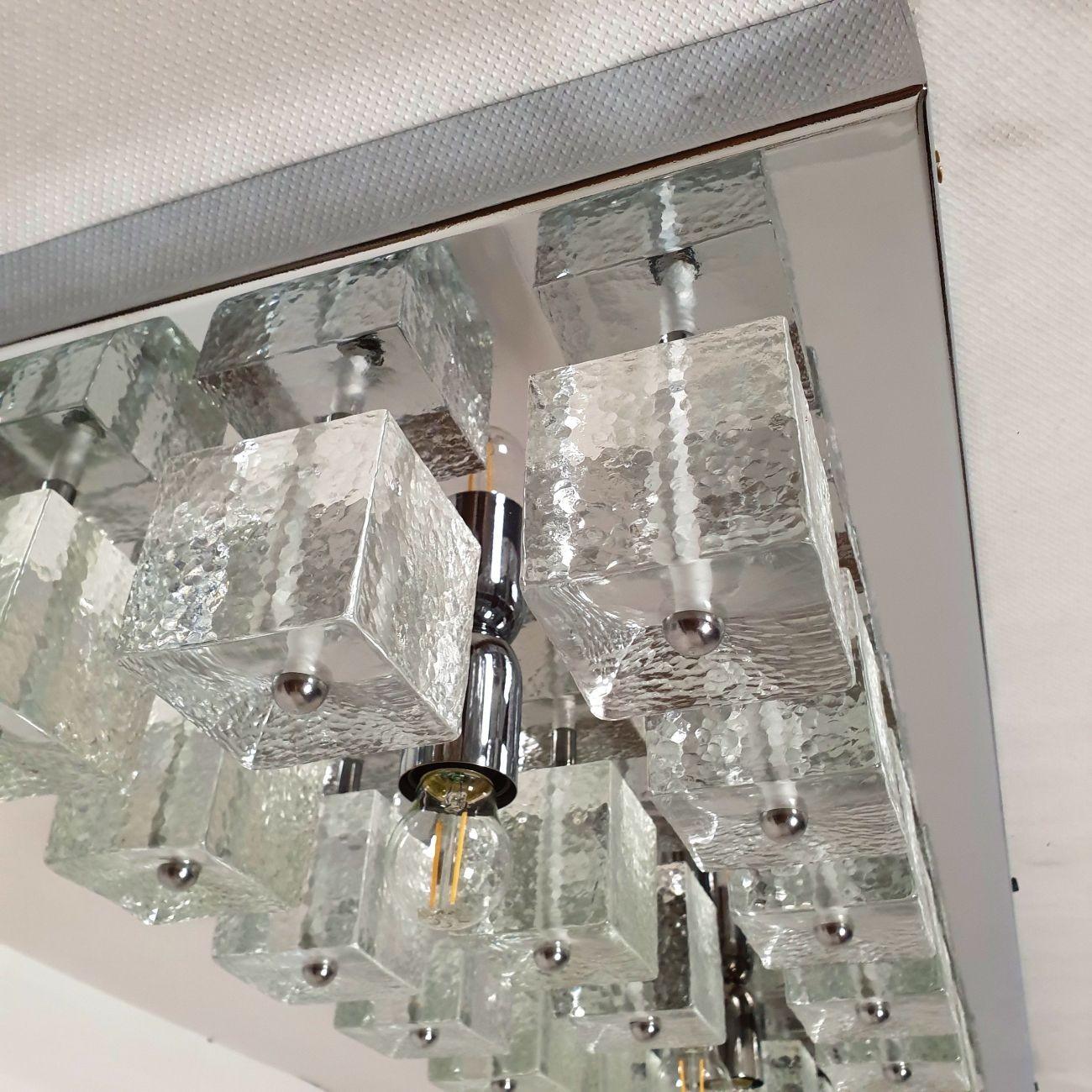Murano Glass - Empotrable Cromo en venta 3