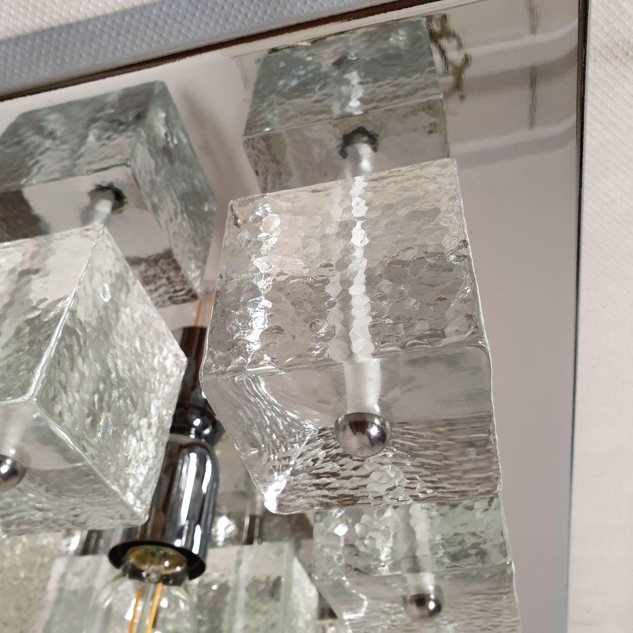 Murano Glass - Empotrable Cromo en venta 5