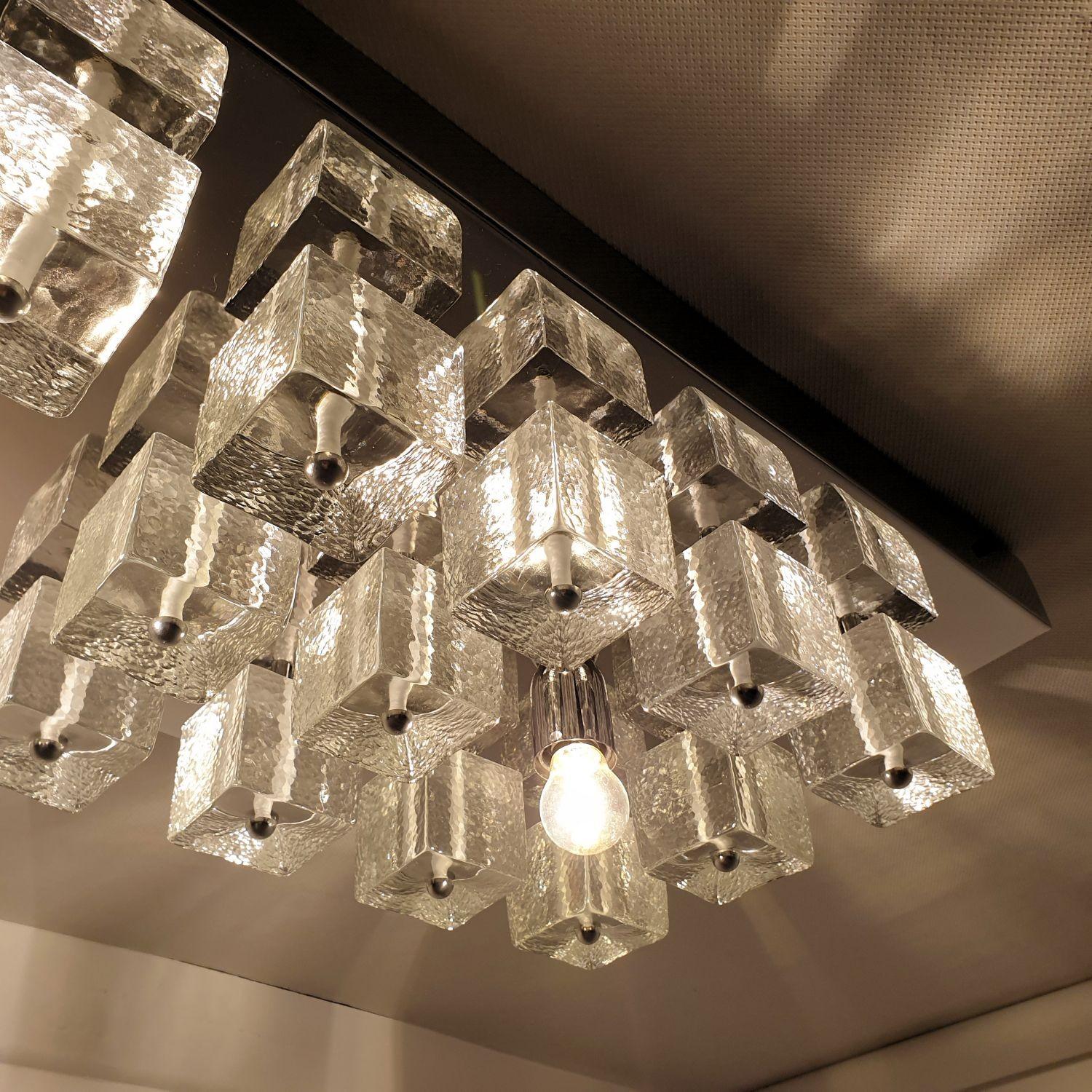 Murano Glass - Empotrable Cromo en venta 1