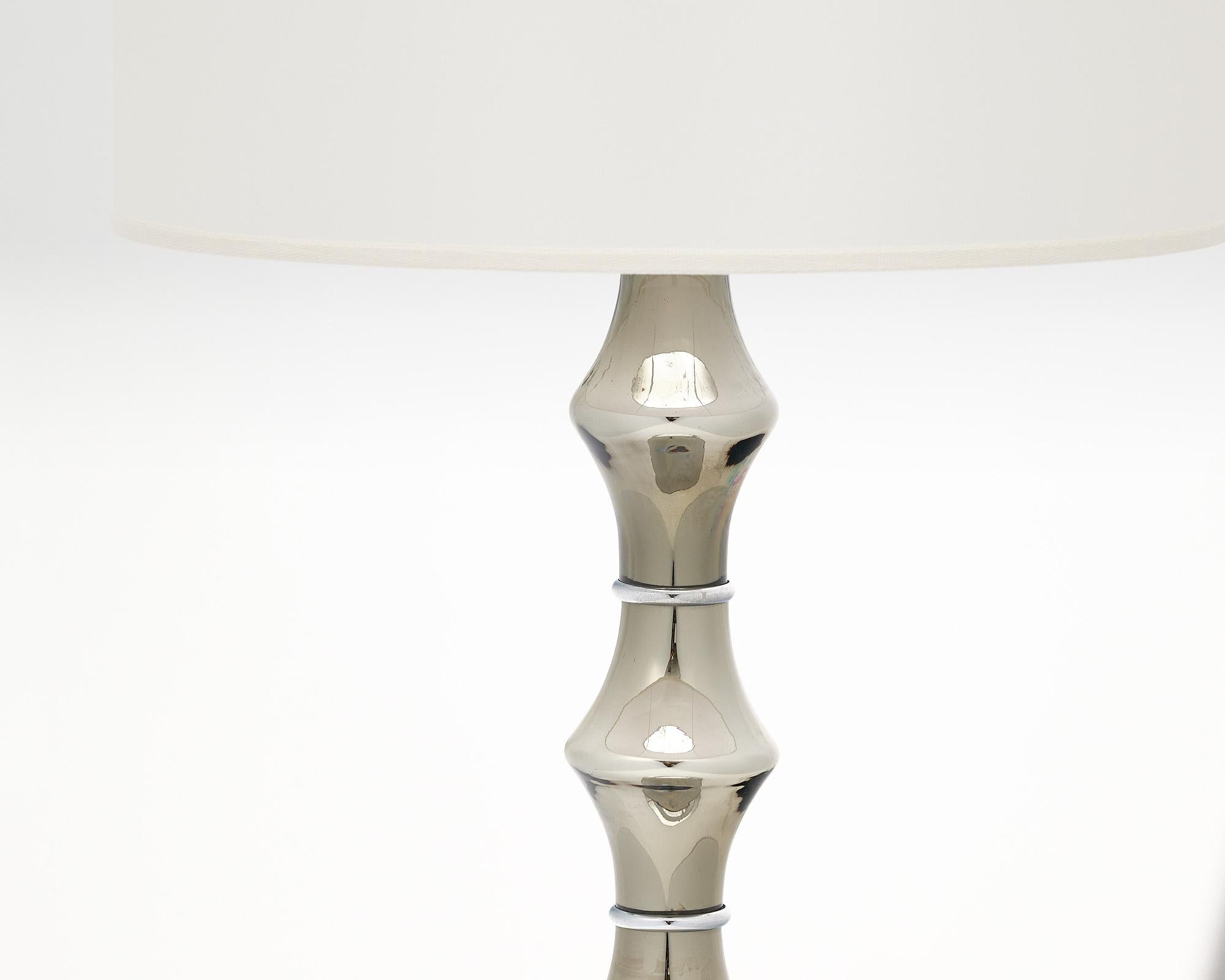 Mid-Century Modern Lampes chrome de Murano en vente