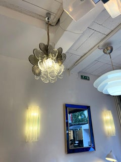 Murano Glass Cloud Pendant Light by Mazzega, Italy, 1970s