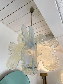 Murano Glass Cloud Pendant Light by Mazzega, Italy, 1970s