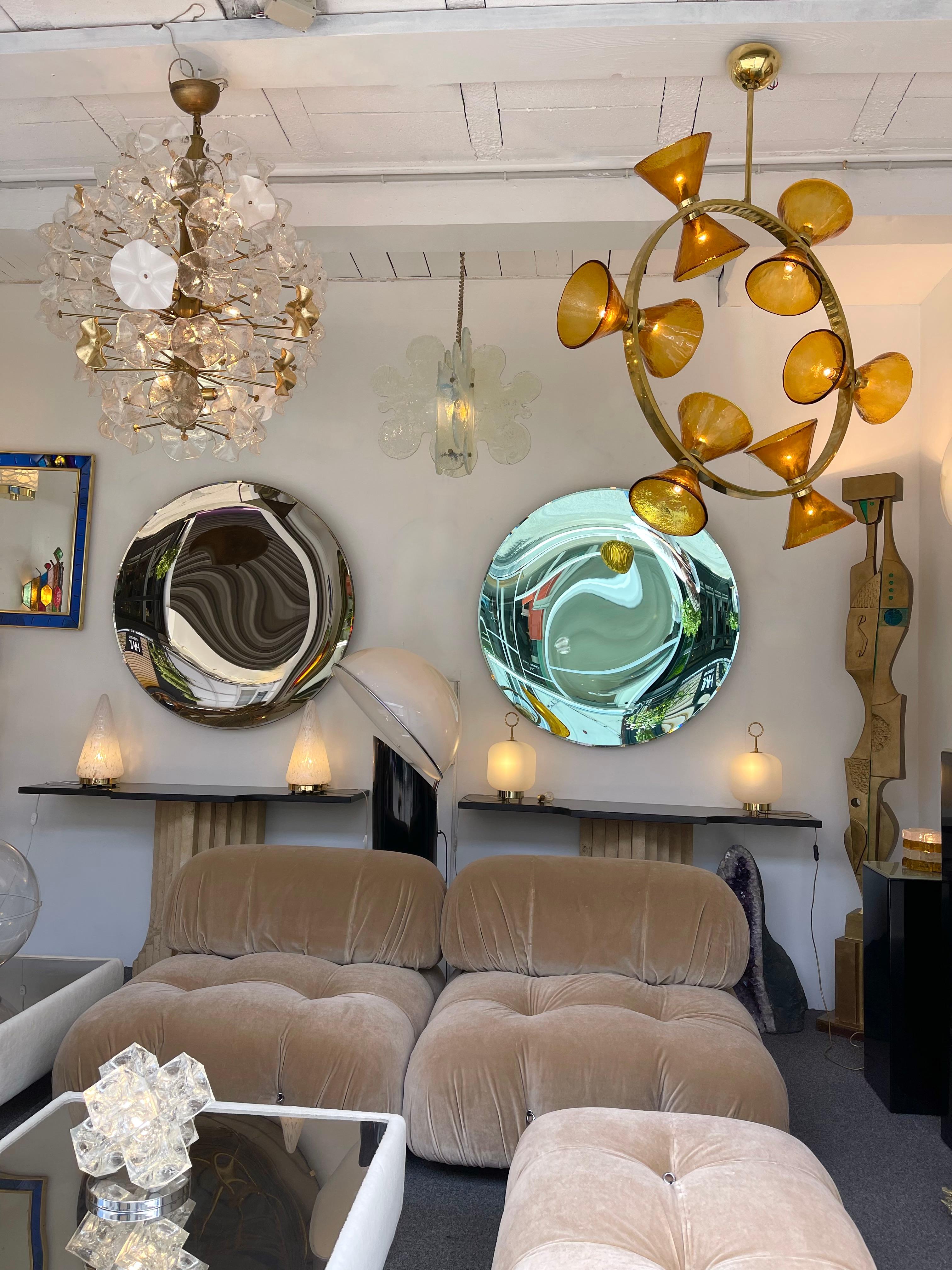Late 20th Century Murano Glass Cloud Pendant Light by Mazzega, Italy, 1970s