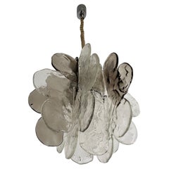 Cloud-Hängelampe aus Muranoglas von Mazzega, Italien, 1970er Jahre