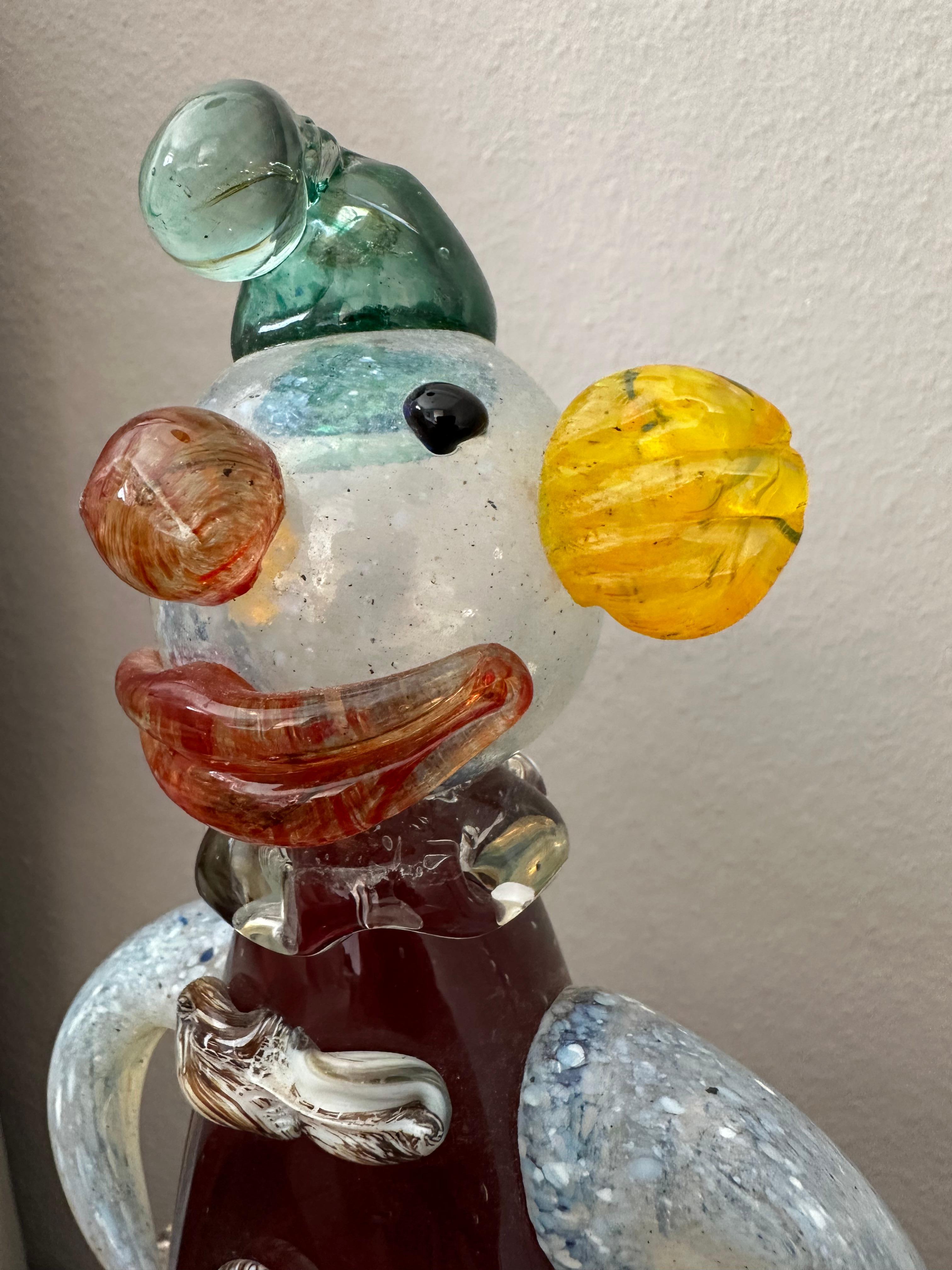 Murano Glass Clown  For Sale 9