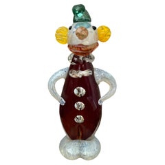 Antique Murano Glass Clown 