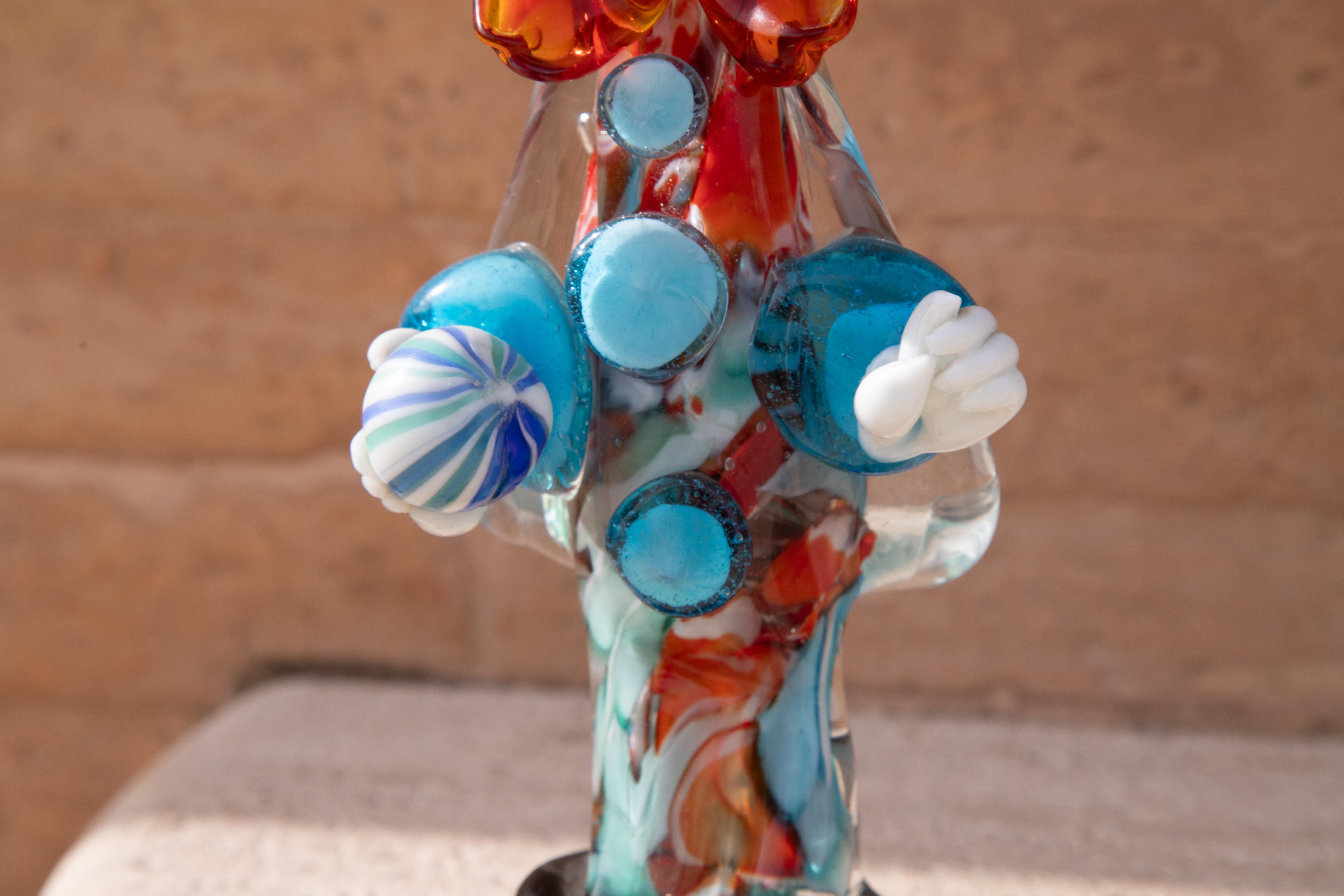 payasos de cristal de murano precios