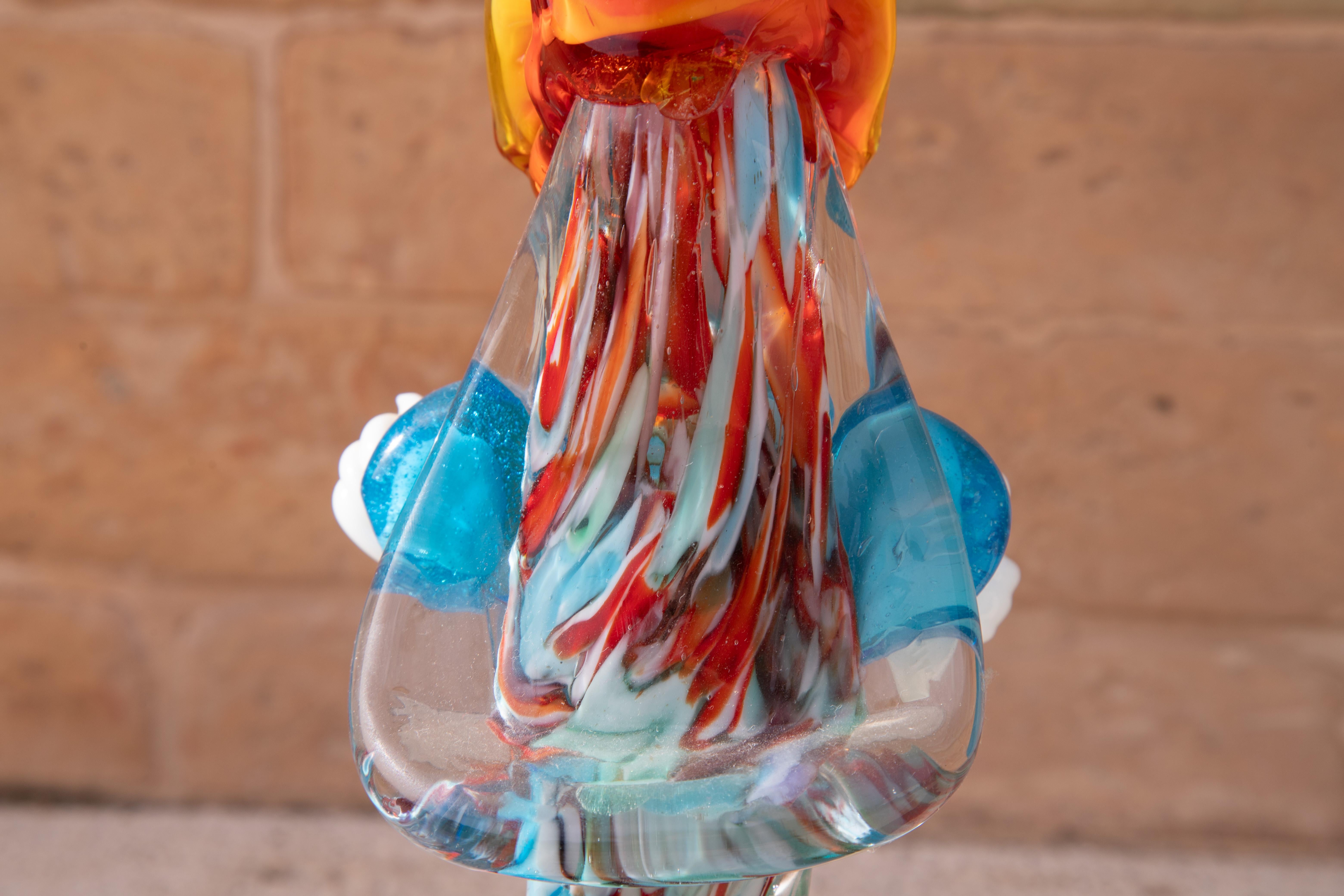 Murano Glass Clown Italy, 1950s In Good Condition For Sale In Roma, IT