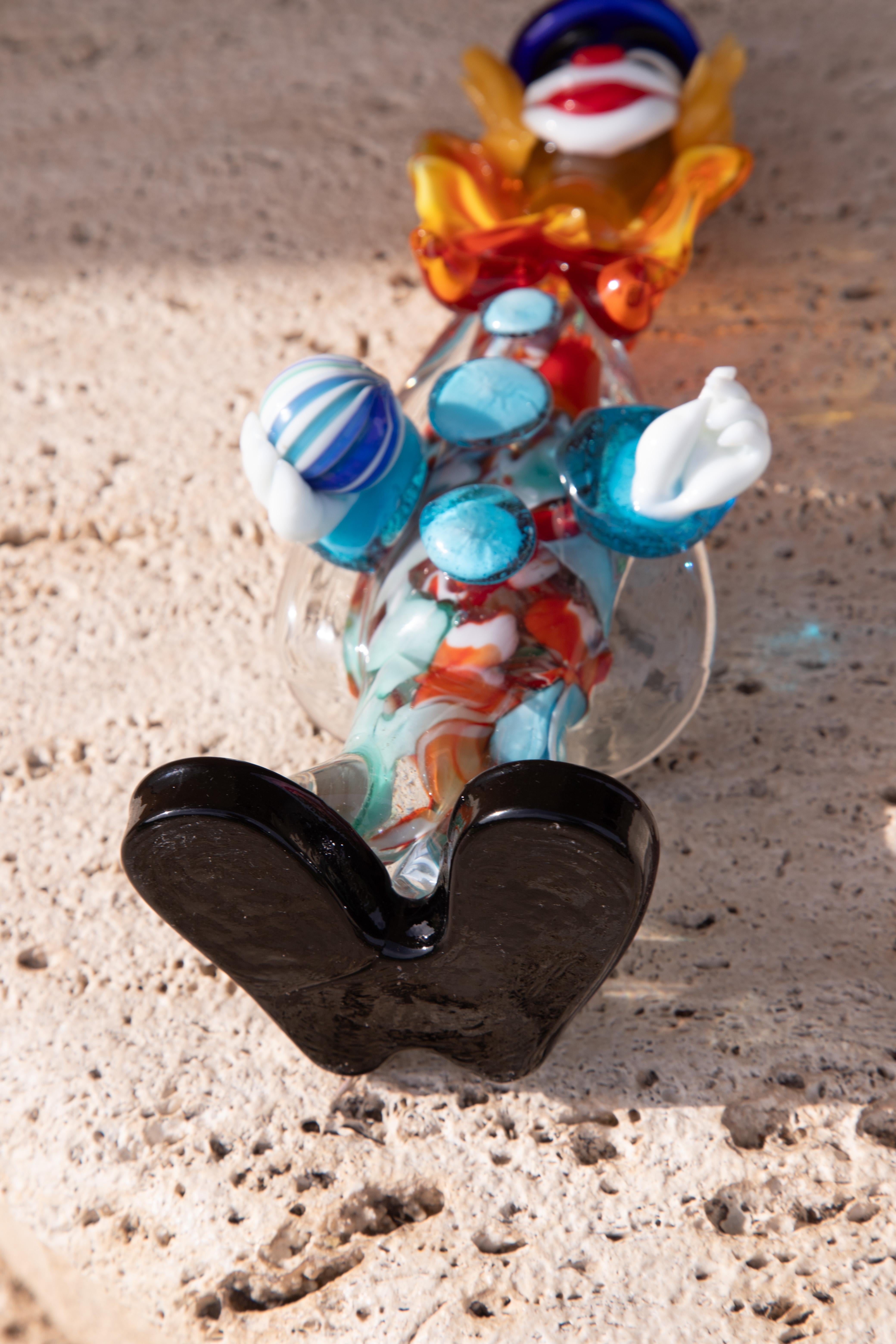 Murano Glass Clown Italy, 1950s For Sale 2