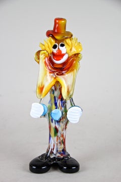 Clown en verre de Murano:: Italie:: vers 1950