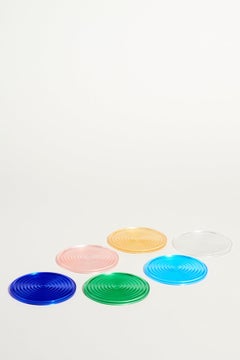 Murano Glass Coaster Set of Six