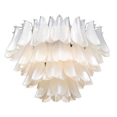 Lustre « Coda di Rondine » en verre de Murano italien, de style moderne du milieu du siècle