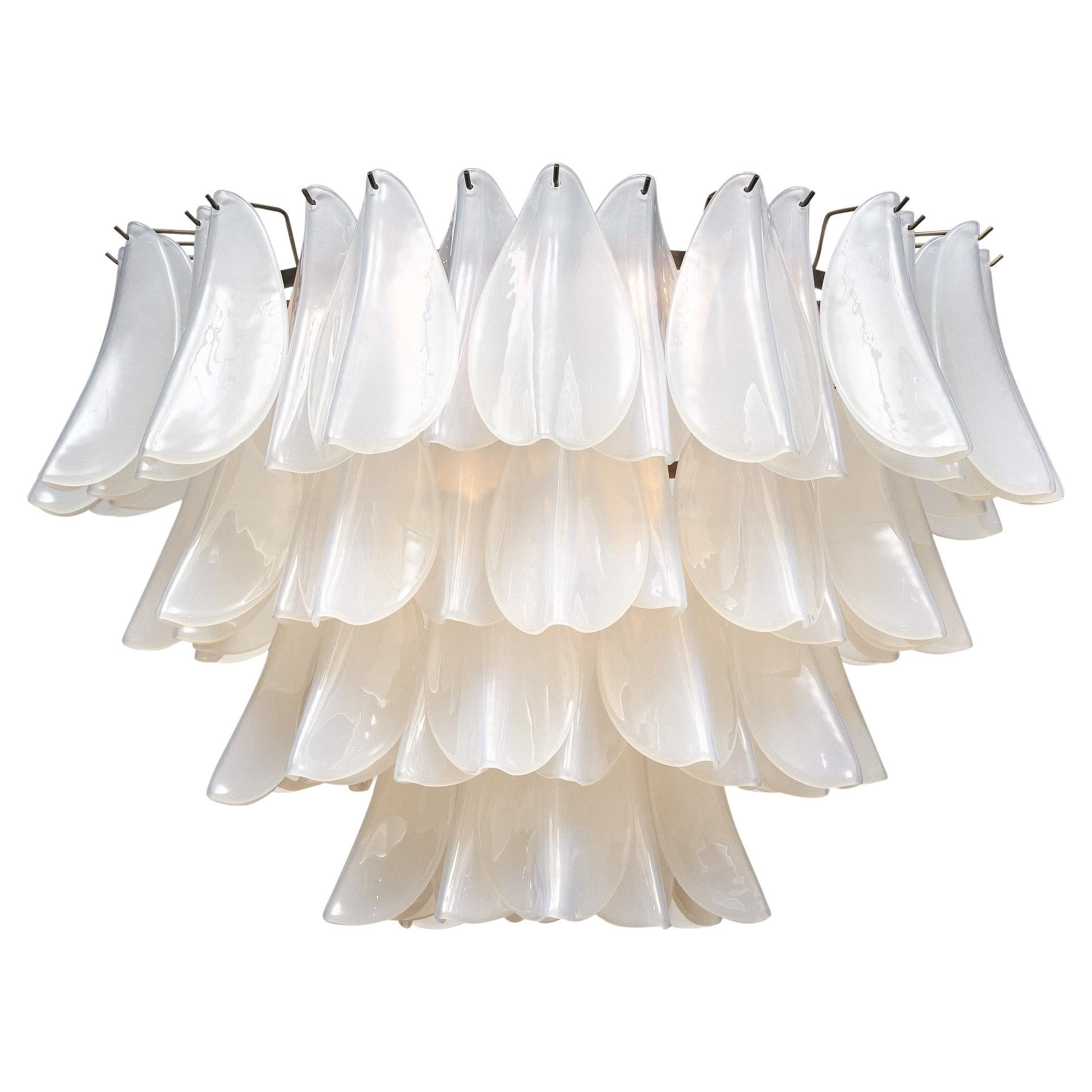 Mid-Century Modern Style Italian Murano Glass Coda di Rondine Chandelier