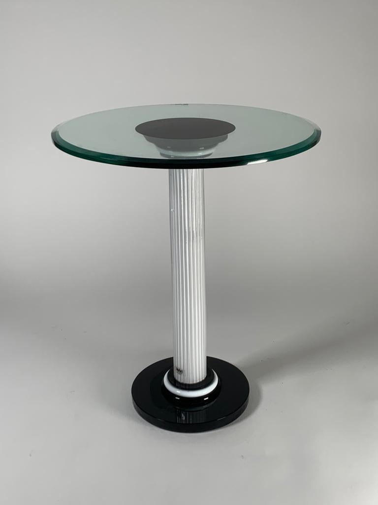 Late 20th Century Murano Glass Coffee Table by Veart For Sale