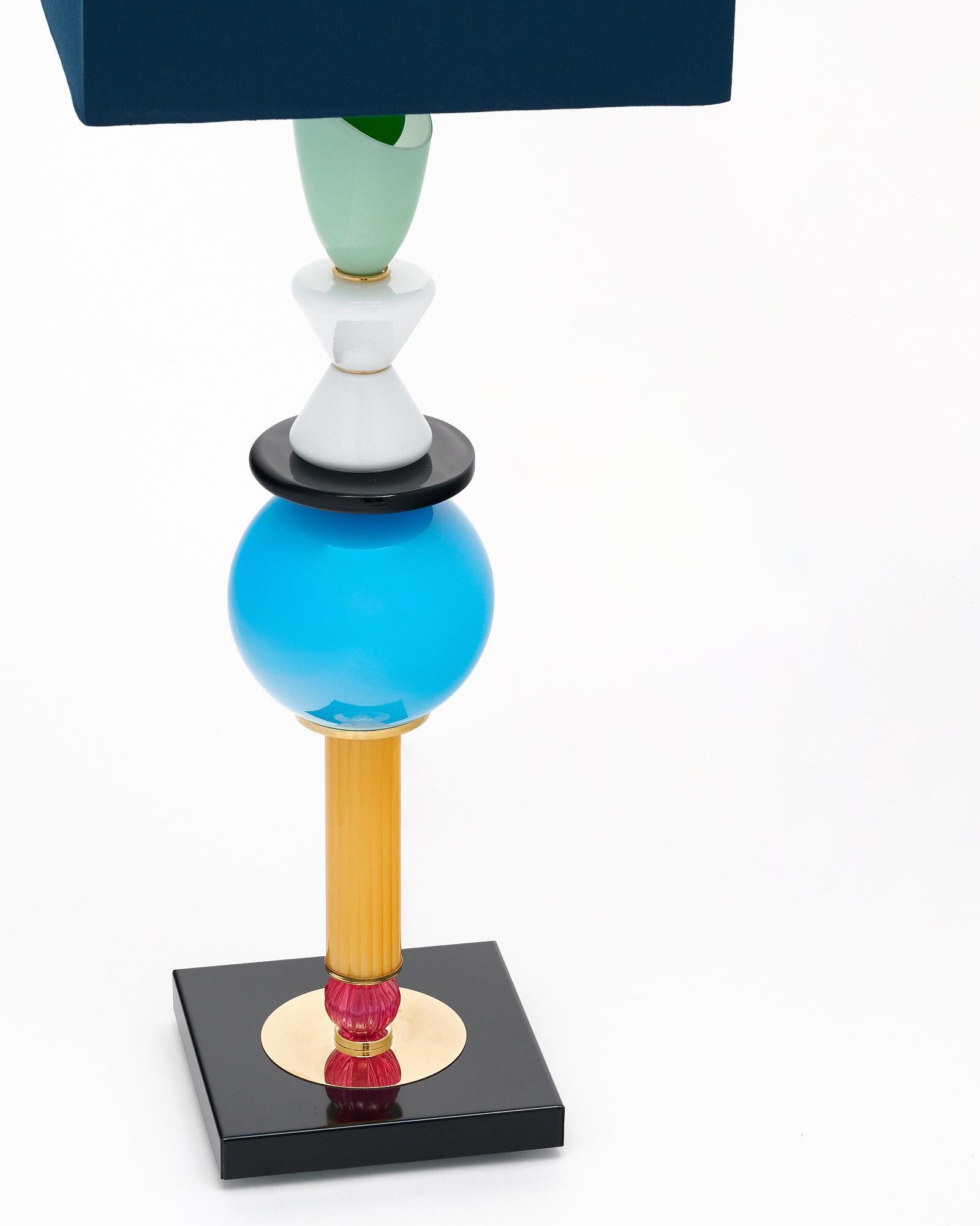 Mid-Century Modern Lampes colorées de Murano en vente