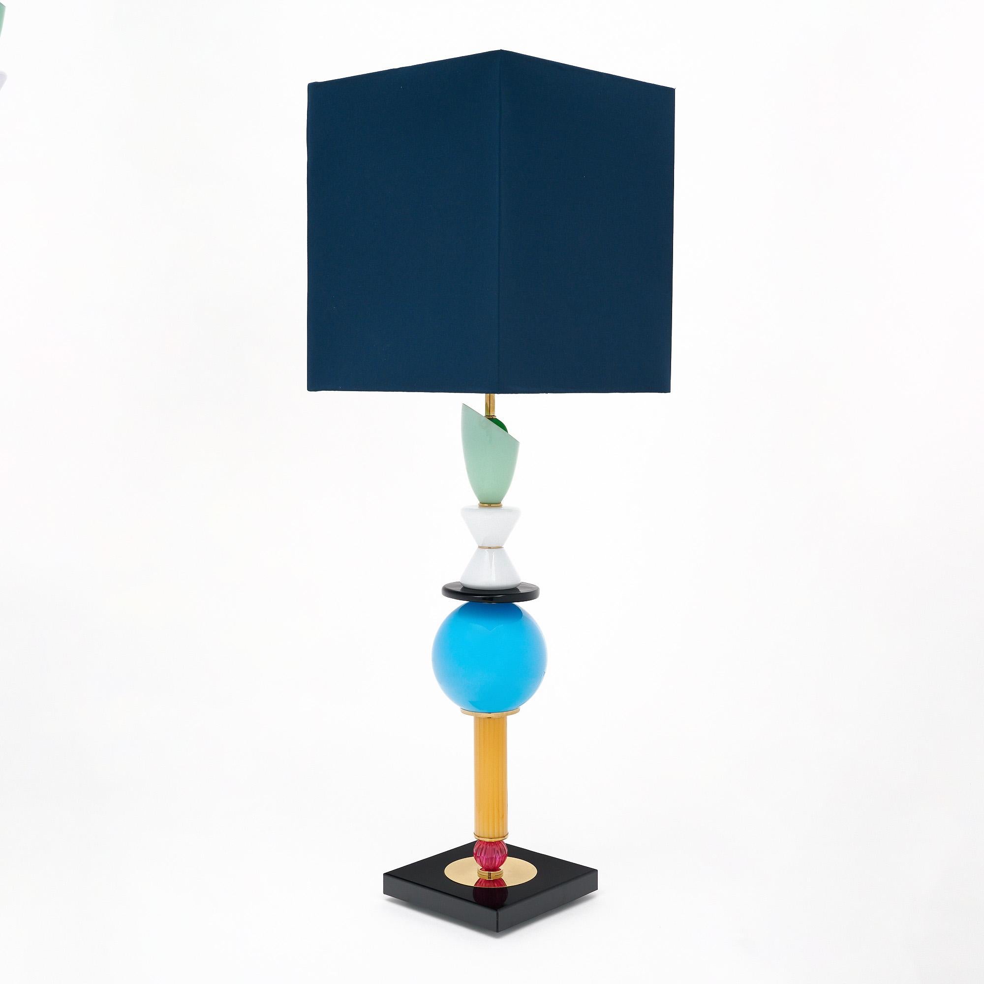 Lampes colorées de Murano en vente 1
