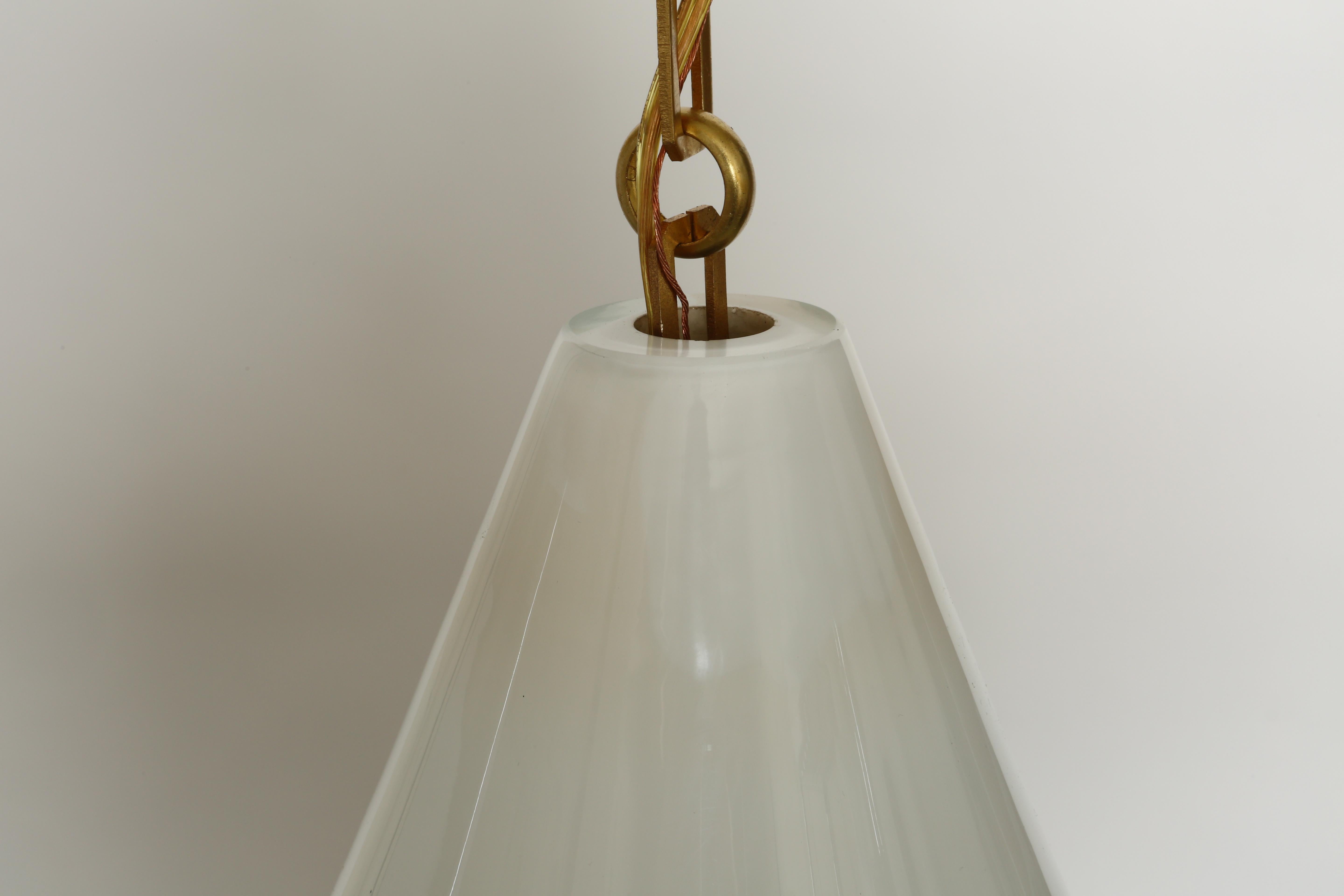 Murano Glass Cone Ceiling Pendant 1