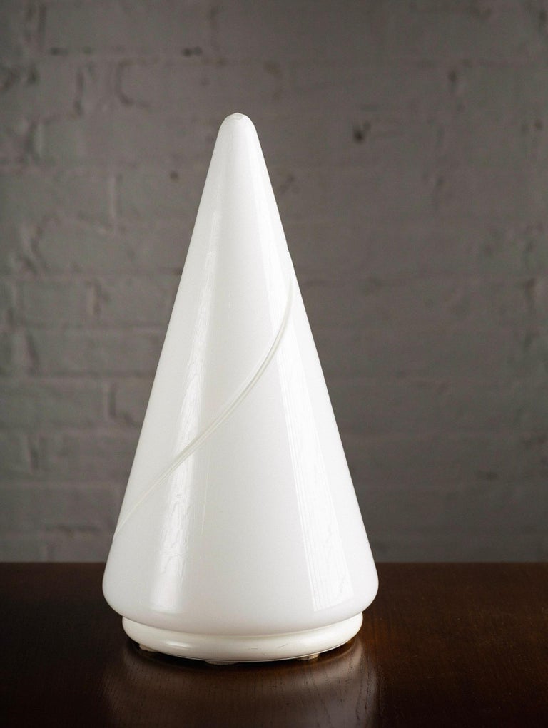 Murano Glass Cone Lamp by Res De Majo, for De Majo Luce For Sale at 1stDibs