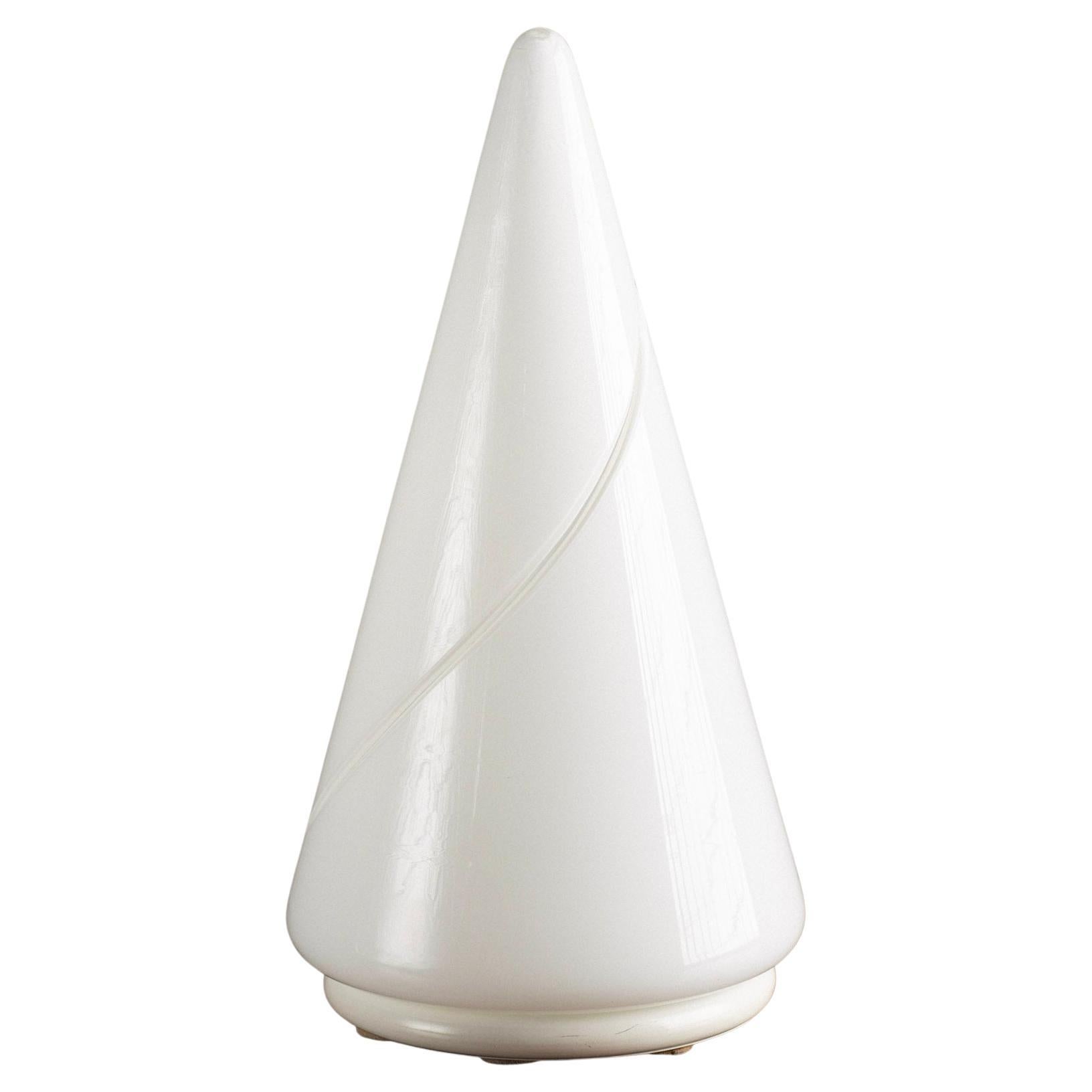 Murano Glass Cone Lamp by Res De Majo, for De Majo Luce For Sale