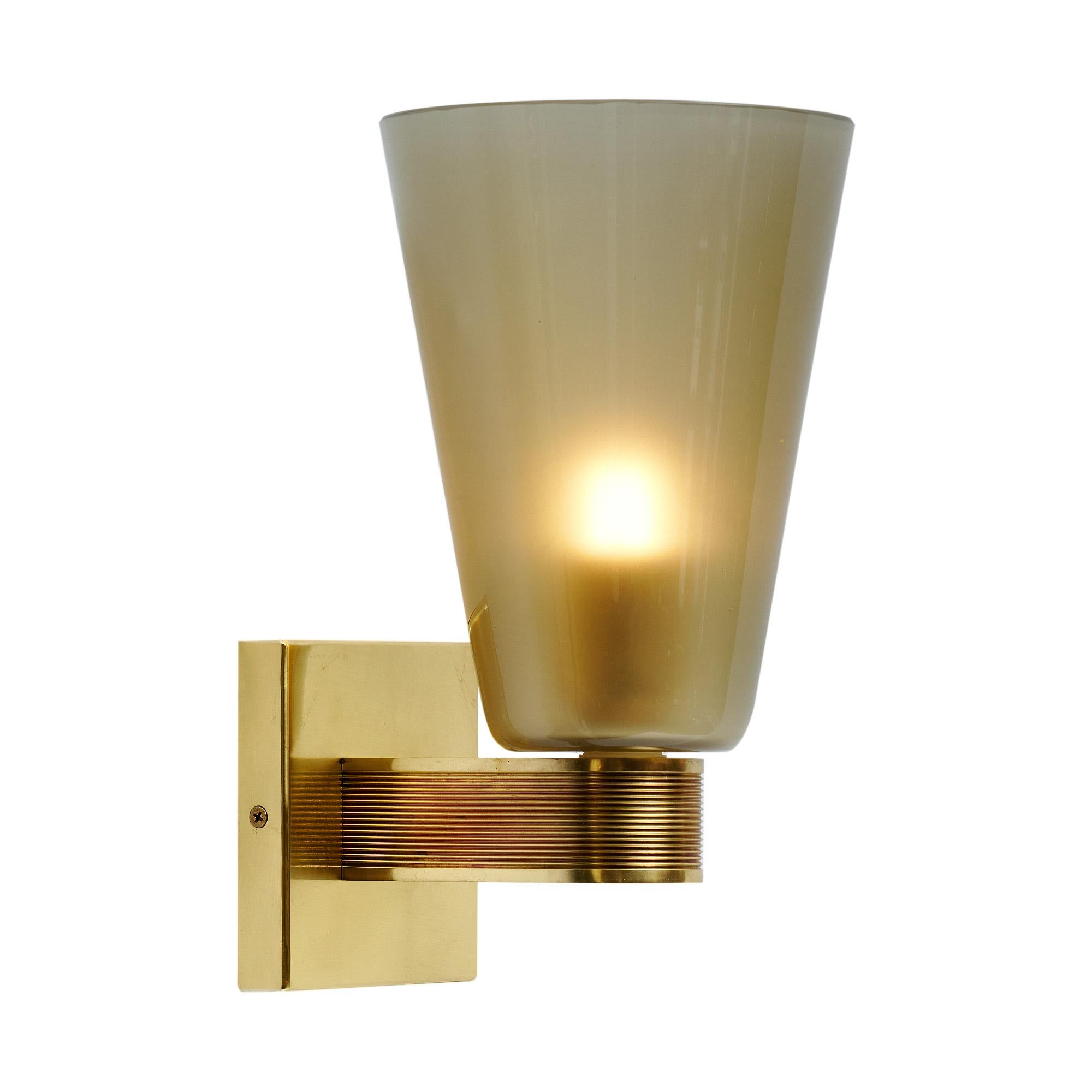 Murano Glass Cone Sconces In New Condition For Sale In Austin, TX