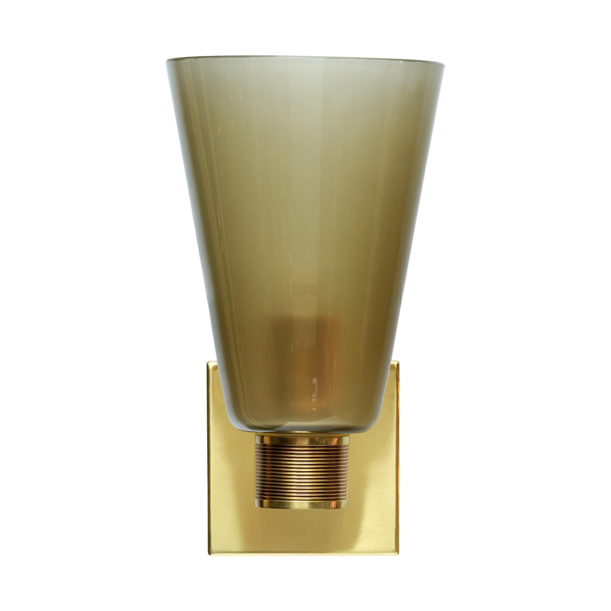 Murano Glass Cone Sconces For Sale 2