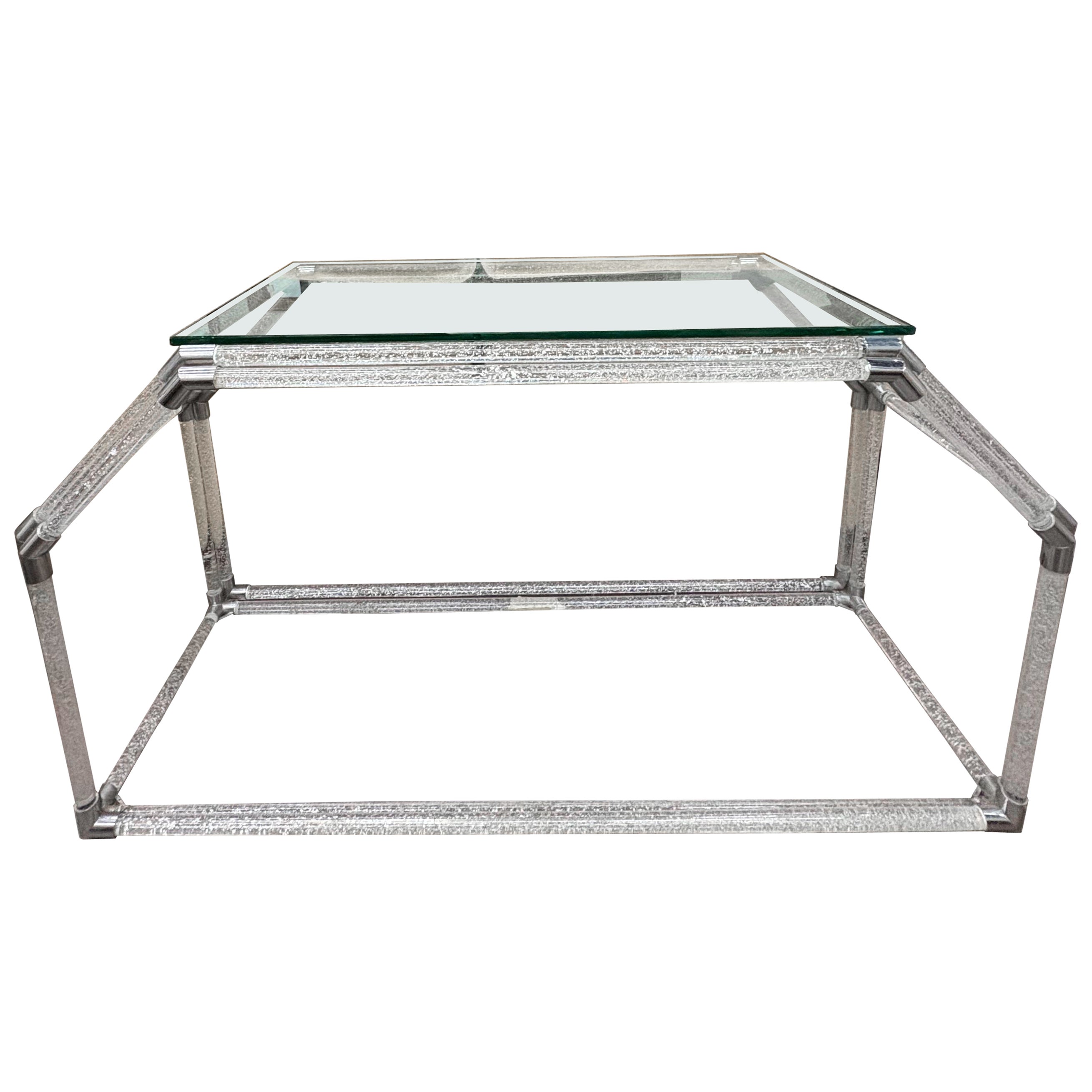 Murano Glass Console Table By Seguso For Sale