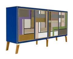 Murano Glass Covered Geometric Buffet