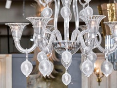 Murano Glass Cristallo Puro Chandelier