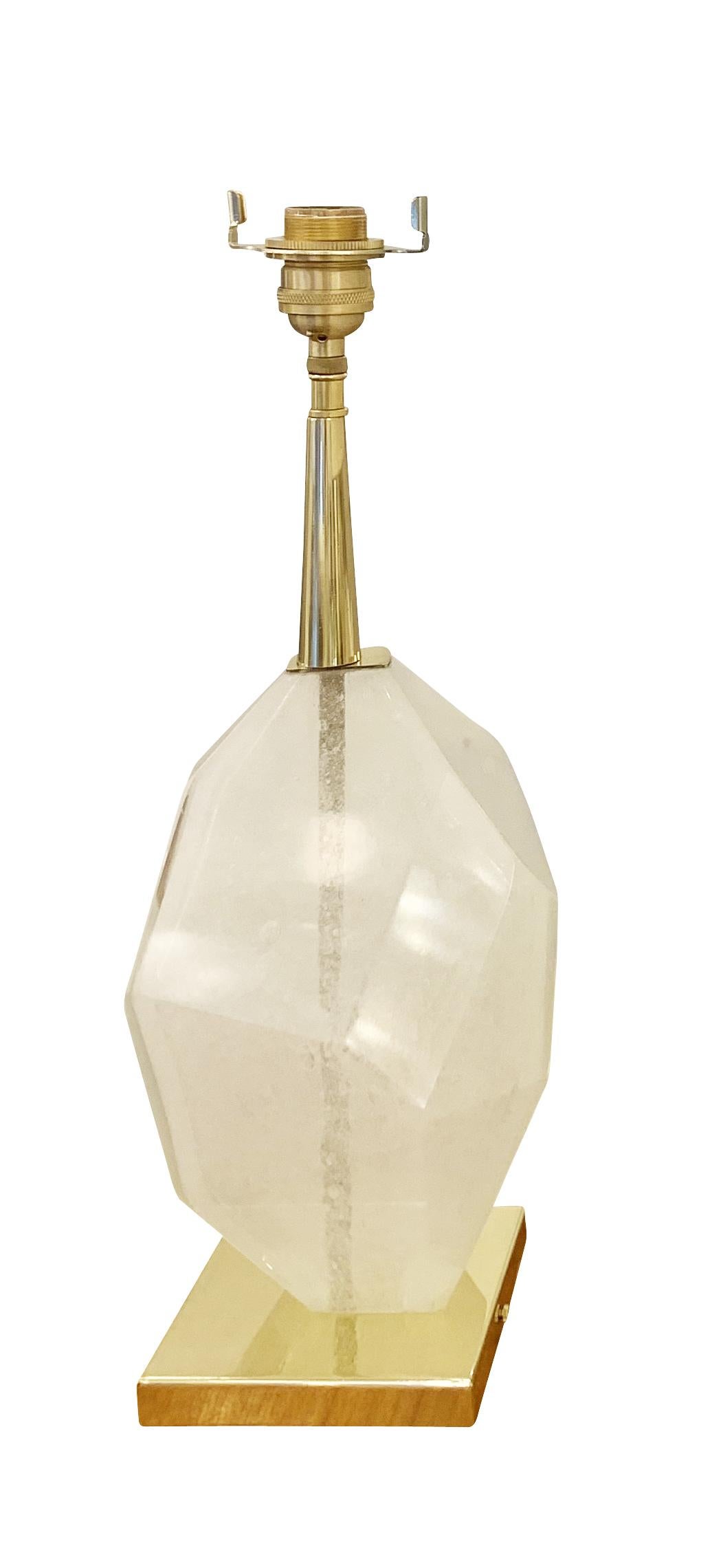 Murano Glas Kristall Tischlampen (Moderne) im Angebot